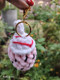 Strawberry Boba Keychain